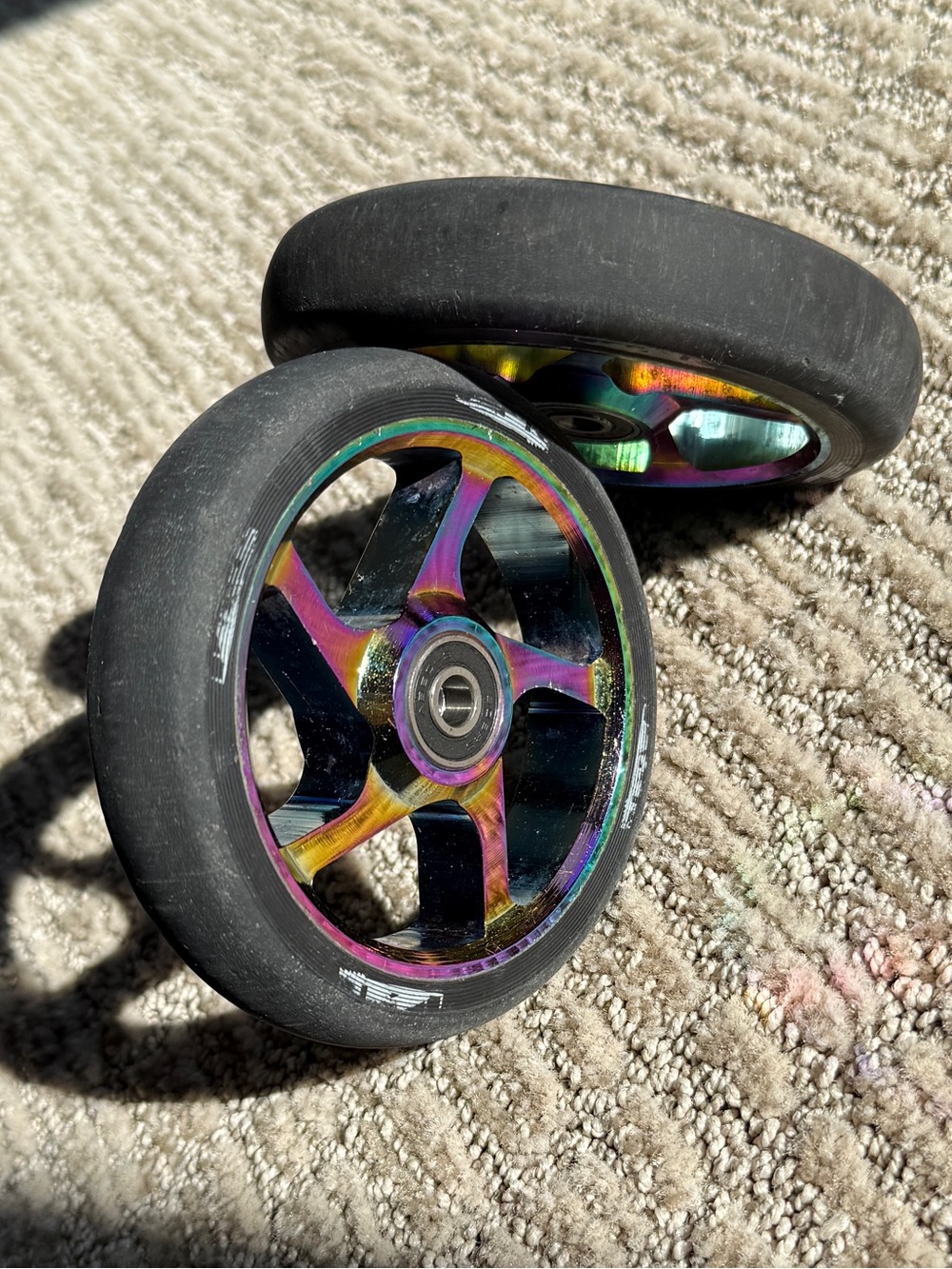 Pair of Pro Stunt Scooter Wheels 110mm